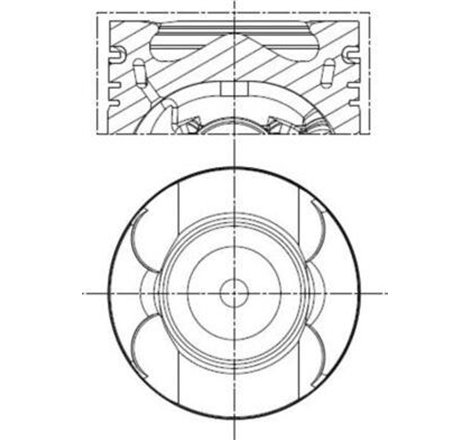 Piston 83 MERCEDES C A205. C C204. C C205. C T-MODEL S204. C T-MODEL S205. C W204. C W205. CLS C218. CLS SHOOTING BRAKE X218. E 