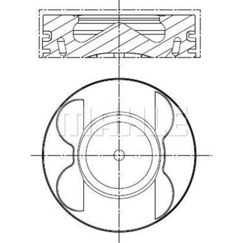 Piston - MAHLE-001 PI 00178 000