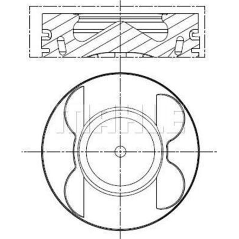 Piston - MAHLE-001 PI 00190 000