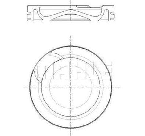 Piston diametru 132mm MERCEDES ACTROS MP4-MP5. ANTOS. AROCS. SETRA 400. 500 471.943-OM471.937 07.11- - MAHLE-001 PI 00191 000