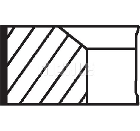 83.25 0.25 2-1.75-2 Set de segmente de piston MERCEDES A W176. B SPORTS TOURER W246. W242. C A205. C C204. C C205 2.1D-2.2D-2.2D