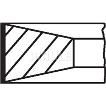Inele de piston 132mm 3.5-2.5-3.5 MERCEDES ACTROS MP4-MP5. ANTOS. AROCS. TRAVEGO O 580. SETRA 400. 500 471.943-OM471.937 07.11- 