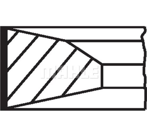 Set segmenti piston - MAHLE-001RS111190N0