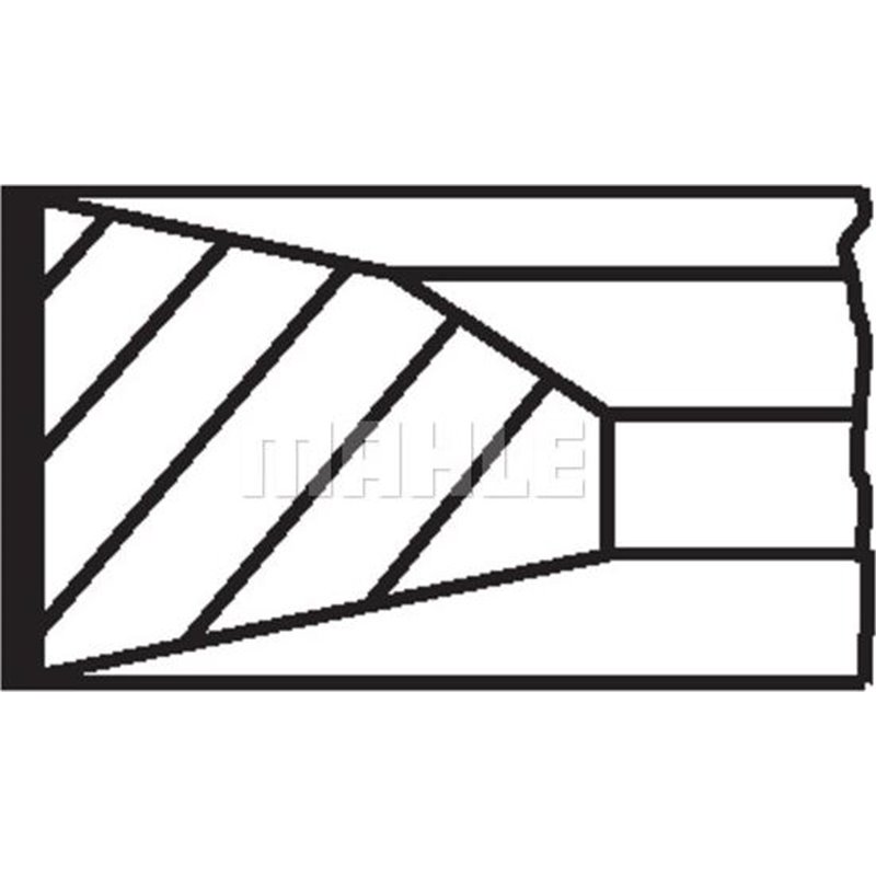 Set segmenti piston - MAHLE-001RS111190N0