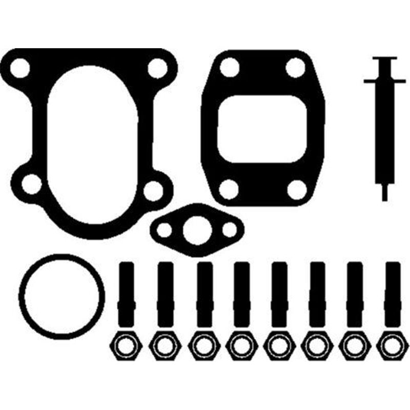 Set montaj, turbocompresor - MAHLE-001 TA 17023 000