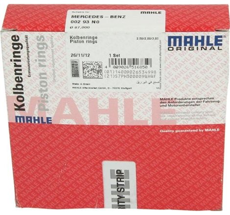 87 STD 2.5-2-3 Set de segmente de piston MERCEDES 124 T-MODEL S124. 124 W124. 190 W201. C T-MODEL S202. C W202 2.0D-2.5D-3.0D 08