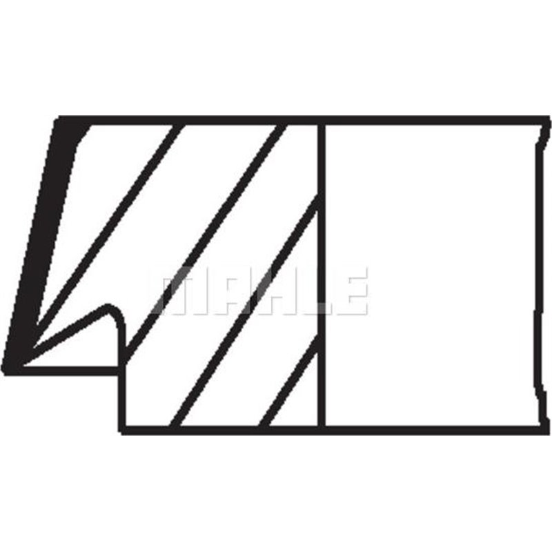 Set segmenti piston - MAHLE-004 26 N0