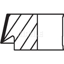 Set segmenti piston - MAHLE-004 26 N0