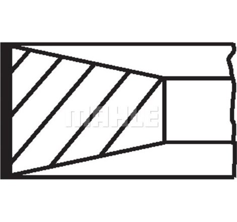 Inele de piston 97mm STD 3-3-3-5.5 MERCEDES MERCEDES LP. NG. O 302. O 309. OF. UNIMOG. T2-L. 1000. TATA LP. LPK. LPS. LPT. SE. S