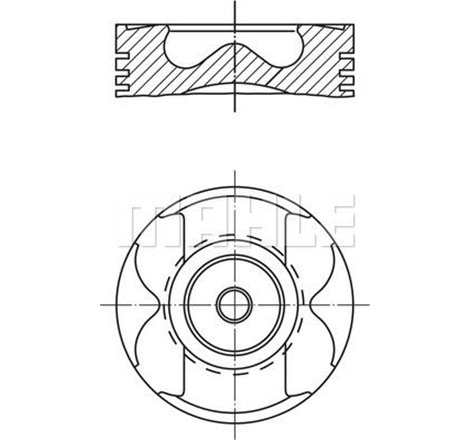 Piston 88 STD MERCEDES C CL203. C T-MODEL S202. C T-MODEL S203. C W202. C W203. E T-MODEL S210. E W210. M W163. S W220. SPRINTER