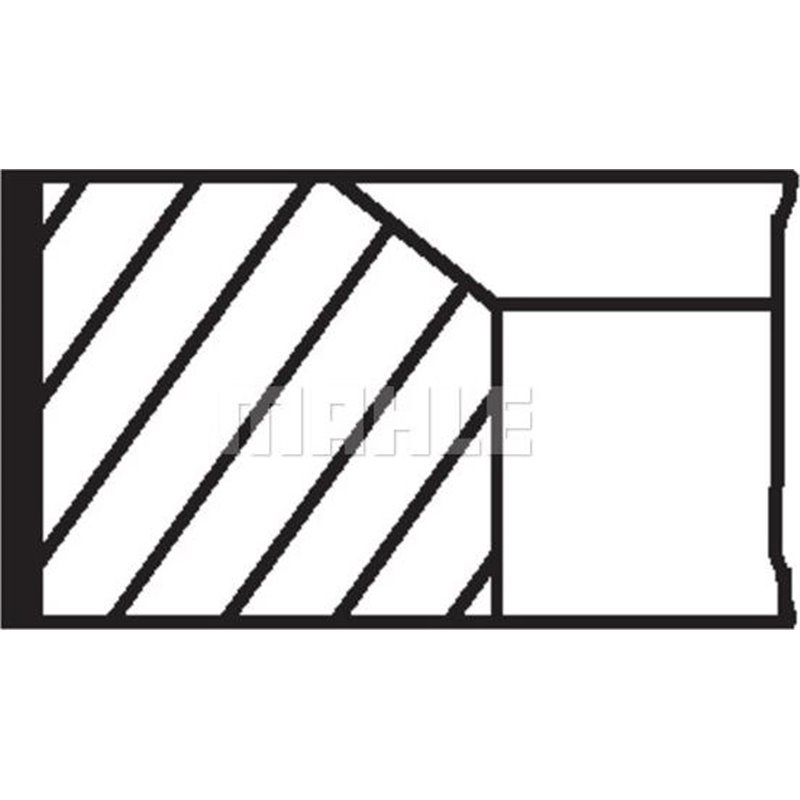 88.5 2.5-2-2 Set de segmente de piston MERCEDES SPRINTER 3.5-T B906. SPRINTER 3-T B906. SPRINTER 4.6-T B906. SPRINTER 5-T B906 2