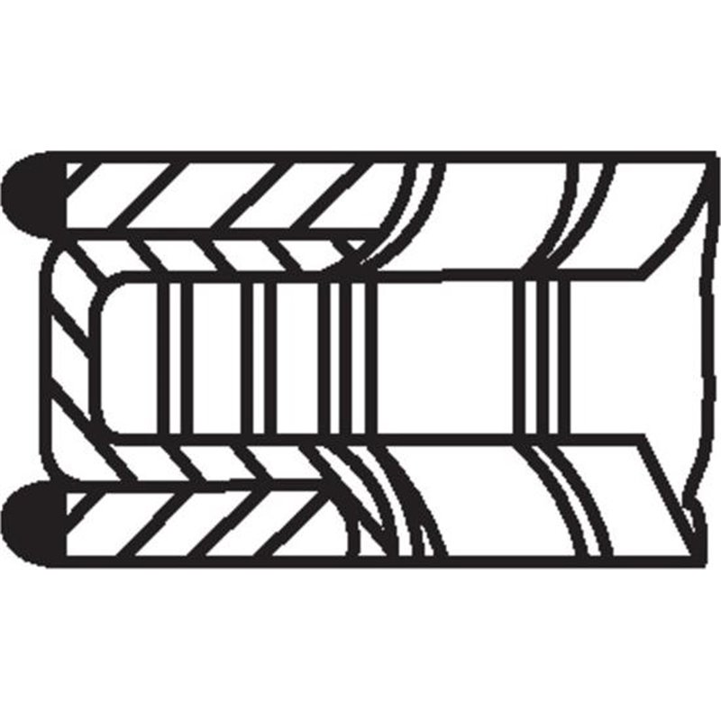 Set segmenti piston - MAHLE-007RS101170N0