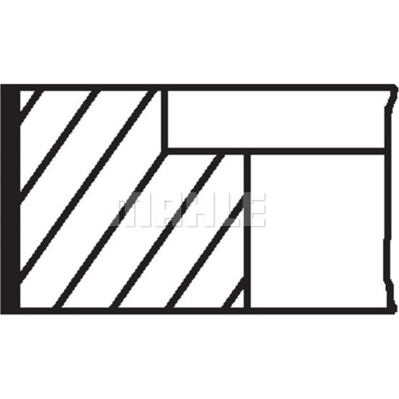 86.4 STD 1.5-1.5-3 Set de segmente de piston FIAT BRAVA. BRAVO I. MAREA. MULTIPLA. PALIO. SIENA. LANCIA DEDRA. DELTA II. LYBRA 1