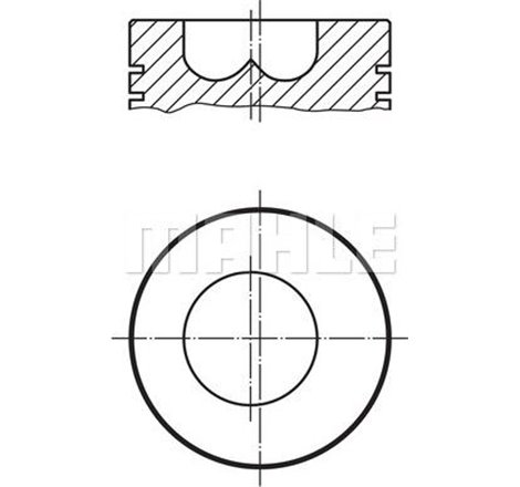 Piston 94.4 STD IVECO DAILY III. POWER DAILY. RVI MASCOTT. CITROEN JUMPER I. FIAT DUCATO. PEUGEOT BOXER 2.8D 01.99- - MAHLE-0099
