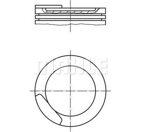 Piston 79.5 0.50 OPEL ASCONA C. ASTRA F. ASTRA F CLASSIC. ASTRA F-KOMBI. ASTRA G. ASTRA G-KOMBI. CORSA A. KADETT E. KADETT E COM