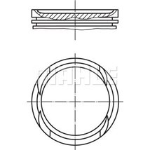 Piston - MAHLE-011PI00112000 - MAHLE-011 PI 00112 000