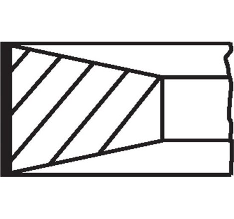83 STD 2-3-2 Set de segmente de piston CHEVROLET CAPTIVA. CRUZE. EPICA. LACETTI. NUBIRA. OPEL ANTARA A 2.0D 01.05- - MAHLE-011RS