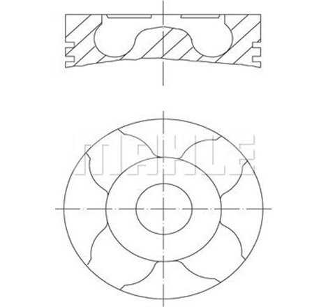 Piston 79 STD OPEL ASTRA H. ASTRA H GTC. ASTRA H-KOMBI. COMBO TOUR. COMBO-MINIVAN. CORSA C. CORSA C-HATCHBACK. MERIVA A 1.7D 06.