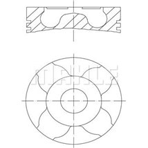 Piston 79 STD OPEL ASTRA H. ASTRA H GTC. ASTRA H-KOMBI. COMBO TOUR. COMBO-MINIVAN. CORSA C. CORSA C-HATCHBACK. MERIVA A 1.7D 06.