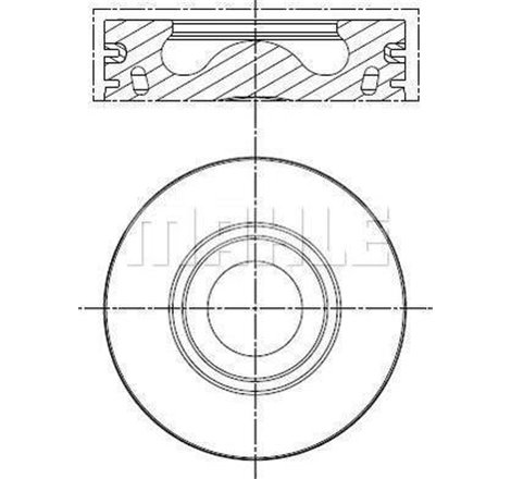 Piston 86 STD CITROEN JUMPER II. FORD RANGER. TOURNEO CUSTOM V362. TRANSIT. TRANSIT CUSTOM V362. TRANSIT TOURNEO. TRANSIT V363. 