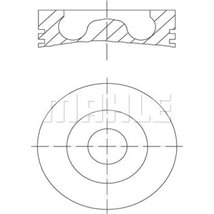 Piston 86 STD CITROEN JUMPER II. FIAT DUCATO. FORD MONDEO III. TRANSIT. TRANSIT TOURNEO. JAGUAR X-TYPE I. PEUGEOT BOXER 2.2D 09.