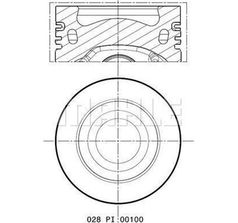 Piston 81 STD AUDI A3. A4 ALLROAD B8. A4 B8. A5. A6 C6. Q5. TT. SEAT ALTEA. ALTEA XL. EXEO. EXEO ST. LEON. TOLEDO III. SKODA OCT