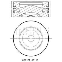Piston 81.51 0.50 AUDI A1. A3. A4 ALLROAD B8. A4 B8. A5. A6 C7. Q3. Q5. TT. SEAT ALHAMBRA. ALTEA. ALTEA XL. EXEO. EXEO ST. IBIZA