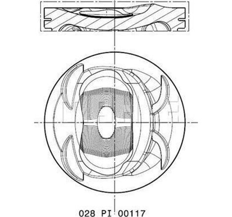 Piston 76.51 STD SEAT ALHAMBRA. IBIZA IV. IBIZA IV SC. IBIZA IV ST. VW BEETLE. CC B7. EOS. GOLF PLUS V. GOLF V. GOLF VI. JETTA I