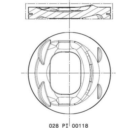 Piston 76.51 STD AUDI A1. A3. SEAT ALTEA. ALTEA XL. LEON. TOLEDO III. TOLEDO IV. SKODA OCTAVIA II. RAPID. SUPERB II. YETI. VW EO