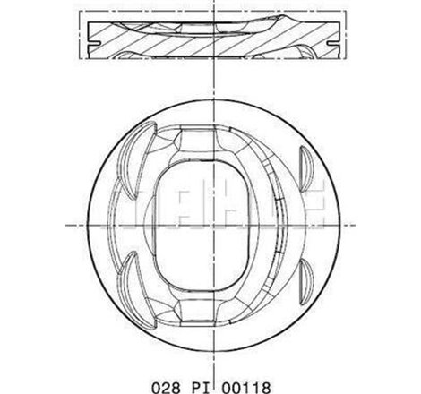 Piston 77.01 0.50 AUDI A1. A3. SEAT ALTEA. ALTEA XL. LEON. TOLEDO III. TOLEDO IV. SKODA OCTAVIA II. RAPID. SUPERB II. YETI. VW E
