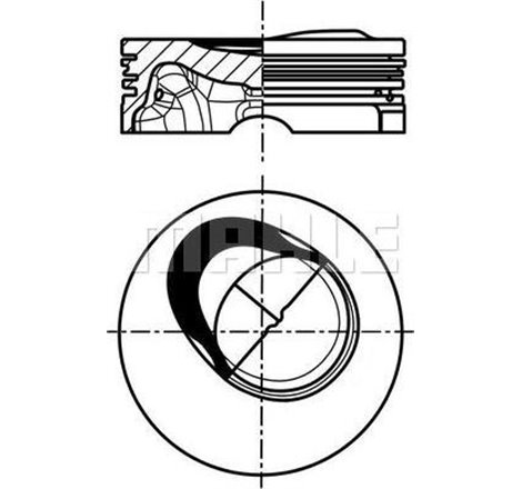 Piston 71.01 STD AUDI A1. A3. SEAT ALTEA. ALTEA XL. IBIZA IV. IBIZA IV SC. IBIZA IV ST. LEON. TOLEDO IV. SKODA FABIA II. OCTAVIA