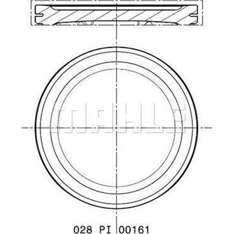 Piston - MAHLE-028PI00161000
