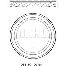 Piston - MAHLE-028PI00161000