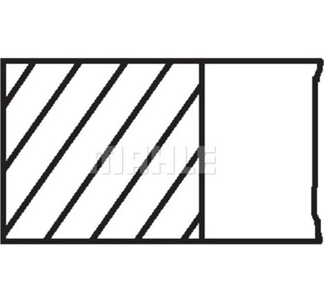 Set segmenti piston - MAHLE-028RS101030N0 - MAHLE-028RS101030N0