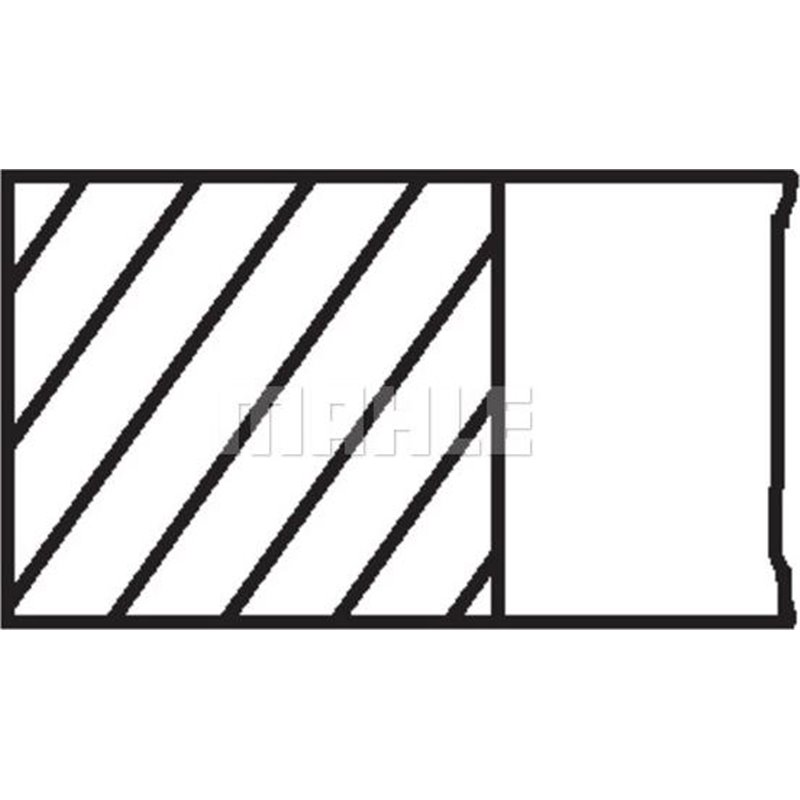 Set segmenti piston - MAHLE-028RS101030N0 - MAHLE-028RS101030N0