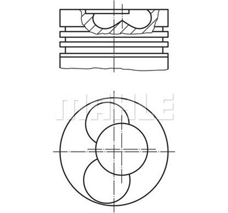 Piston 79.51 STD AUDI A2. SEAT AROSA. CORDOBA. IBIZA III. IBIZA IV. IBIZA IV SC. SKODA FABIA I. FABIA I PRAKTIK. FABIA II. ROOMS
