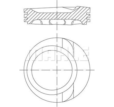 Piston 81.51 0.50 MERCEDES V 638-2. FORD GALAXY I. GALAXY MK I. SEAT TOLEDO II. VW BORA. BORA I. CALIFORNIA T4 CAMPER. CORRADO. 