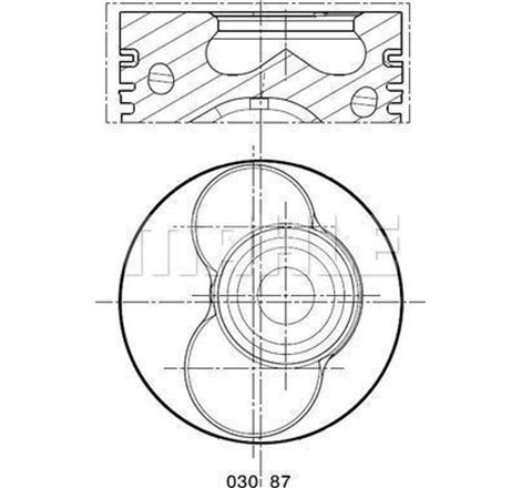 Piston 80.01 0.50 AUDI A3. A4 B6. A6 C5. FORD GALAXY I. SEAT ALHAMBRA. CORDOBA. IBIZA III. LEON. TOLEDO II. SKODA FABIA I. OCTAV