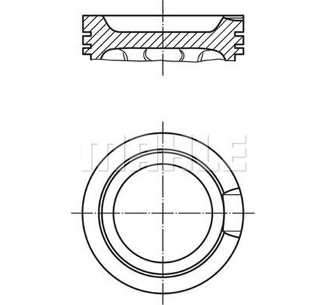 Piston 81.01 STD AUDI A3. TT. SEAT LEON 1.8 10.98-06.06 - MAHLE-0331400