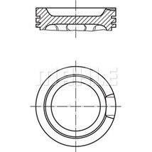 Piston 81.01 STD AUDI A3. TT. SEAT LEON 1.8 10.98-06.06 - MAHLE-0331400