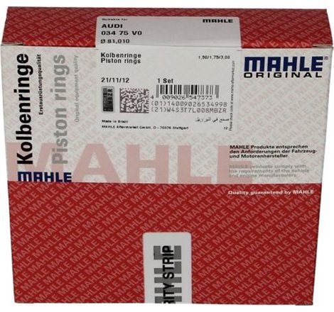 81.01 STD 1.5-1.75-3 Set de segmente de piston MERCEDES V 638-2. AUDI 100 C3. 100 C4. 200 C3. 80 B2. 80 B3. 80 B4. 90 B2. 90 B3.