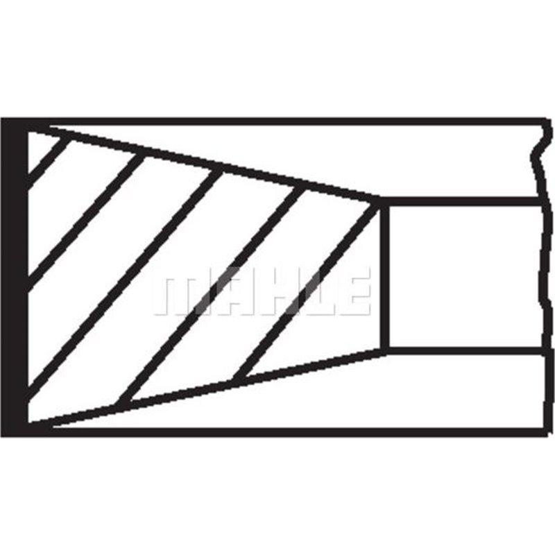 Set segmenti piston - MAHLE-039RS001150N0 - MAHLE-039RS001150N0