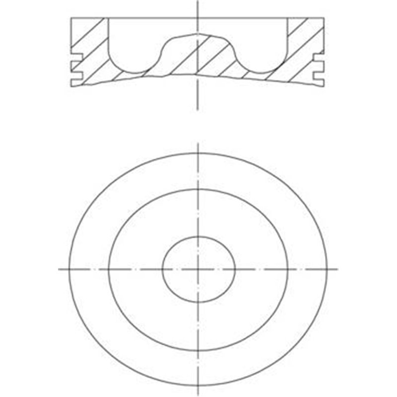 Piston - MAHLE-061 PI 00129 000