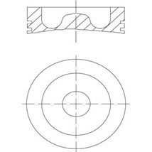 Piston - MAHLE-061 PI 00129 000