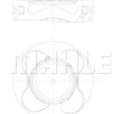 Piston - MAHLE-081 PI 00102 000