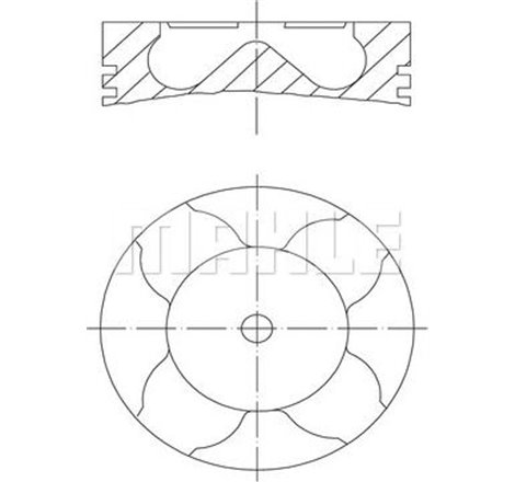 Piston - MAHLE-083 33 00