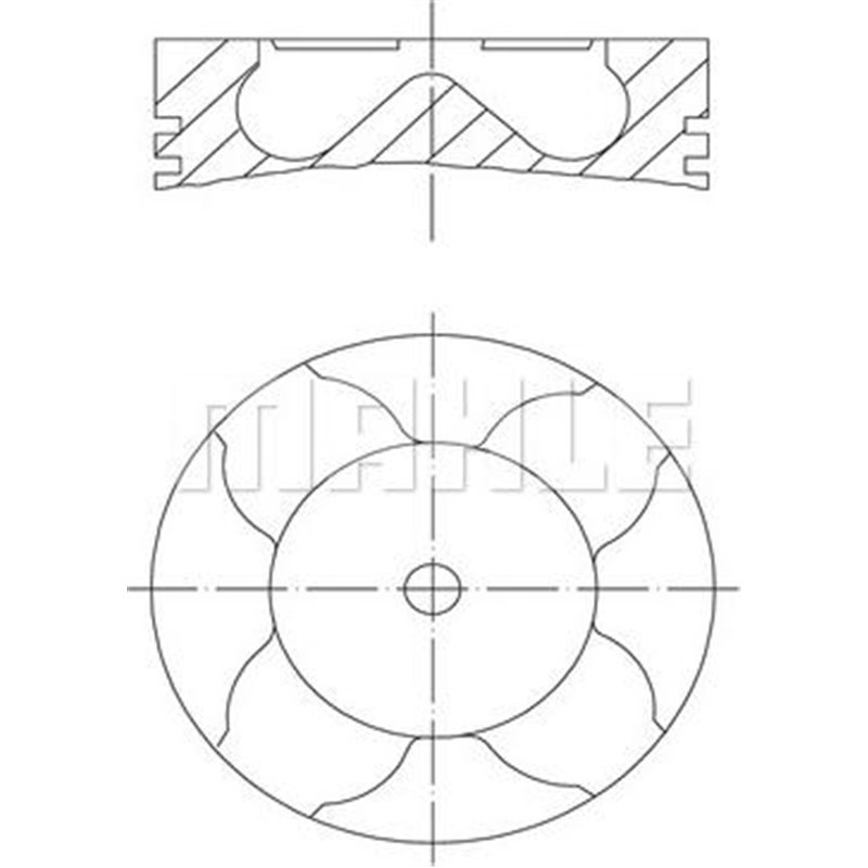 Piston - MAHLE-083 33 00