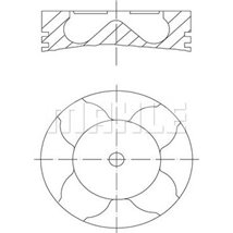 Piston - MAHLE-083 33 00