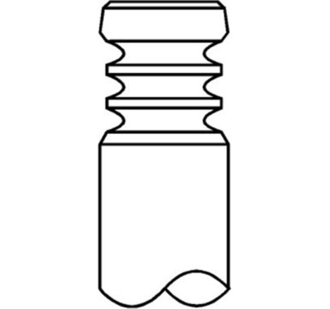 Intake valve 40x8.97x160.5mm MAN TGS I. TGX I D2676LF51-D2676LF68 09.16-09.21 - MAHLE-227 VE 32044 000