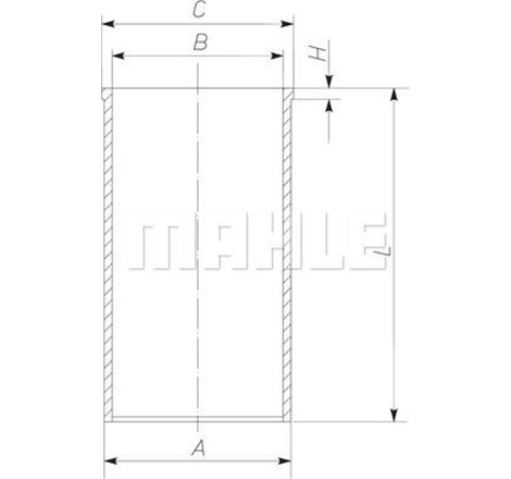 Cylinder liner 108mm FENDT 816 FAVORIT. 816 TURBO FAVORIT. 818 FAVORIT. 818 TURBO FAVORIT. 818 VARIO FAVORIT. 818 VARIO TMS. 920